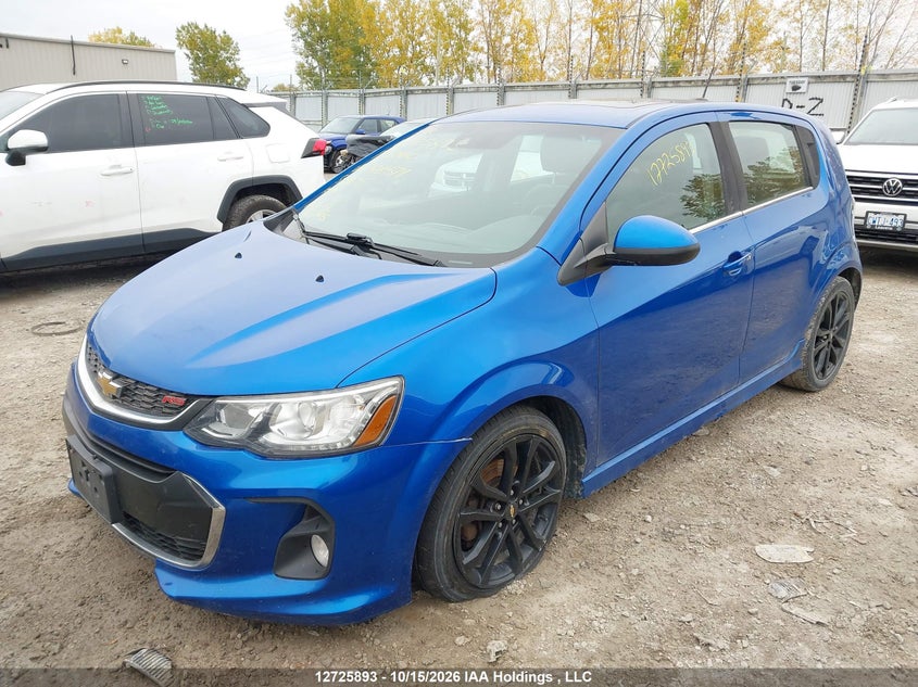 Vin: 1g1jf6sb0h4108474, lot: 3133389, chevrolet sonic premier 20172