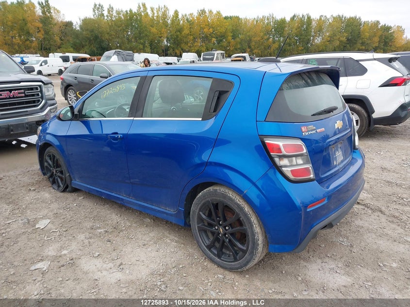 Vin: 1g1jf6sb0h4108474, lot: 3133389, chevrolet sonic premier 20173