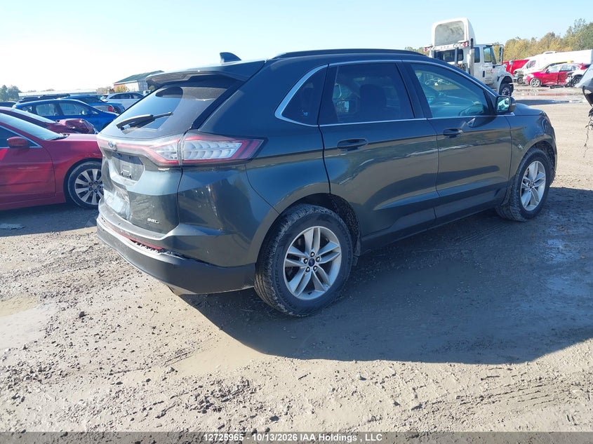 Vin: 2fmtk3j85fbb01065, lot: 3133462, ford edge sel 20154