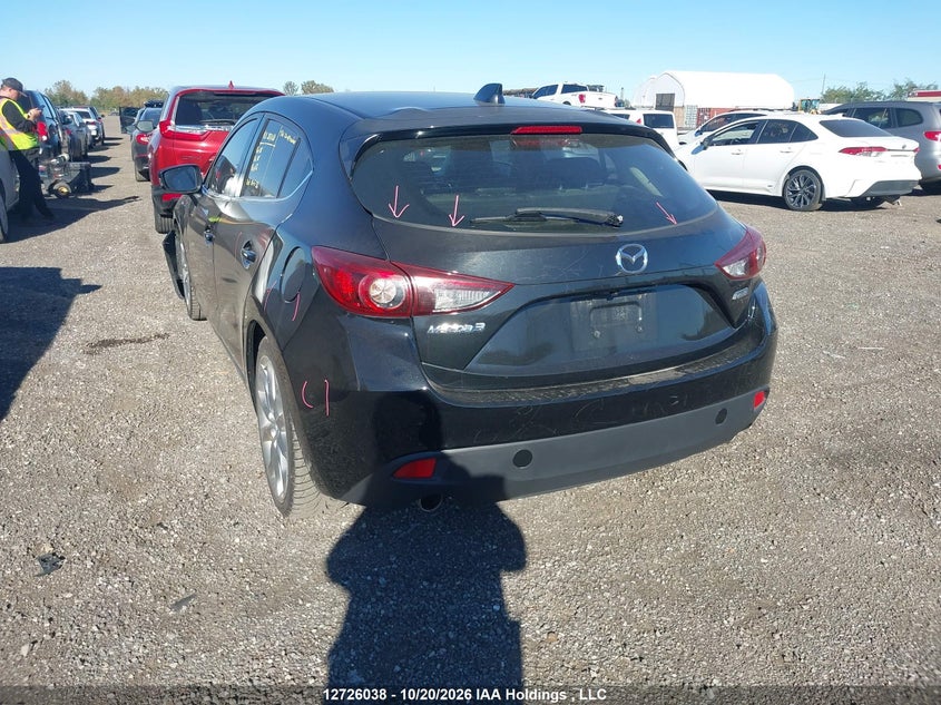 Vin: jm1bm1m3xe1165966, lot: 3133535, mazda mazda3 gt-sky 20143