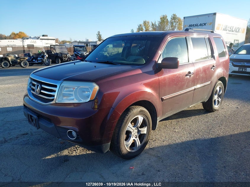 2012 Honda Pilot, Rear, IAAI, VIN 5FNYF4H56CB505684 — photo 2