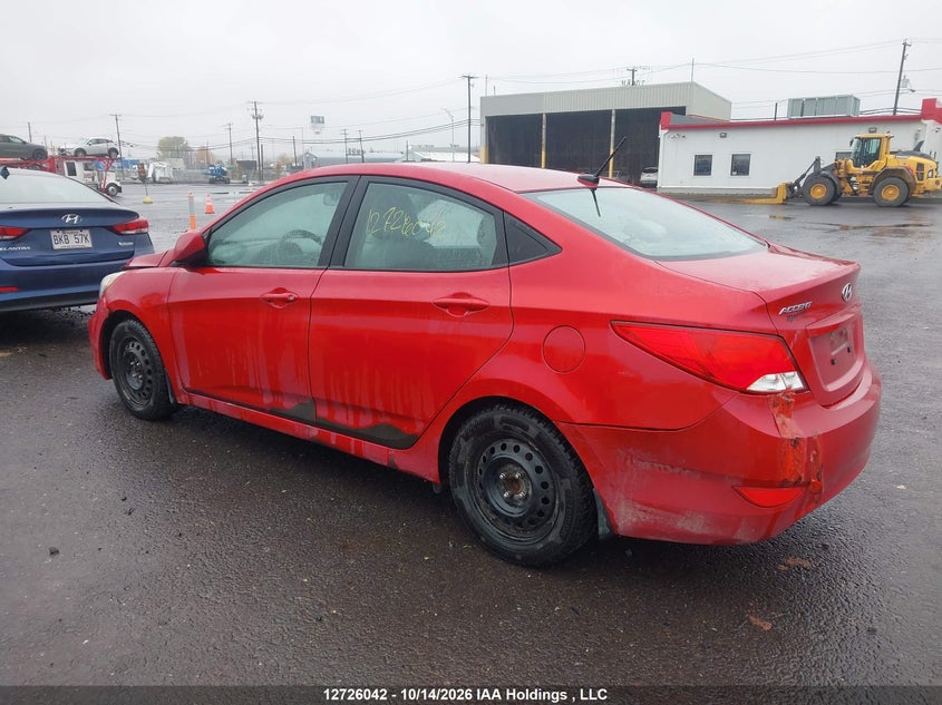 Vin: kmhct4ae2hu321978, lot: 3133539, hyundai accent se 20173