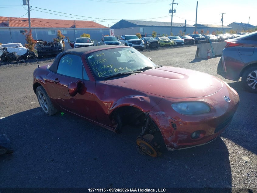 2006 Mazda Mx-5 3Rd Generation Limited/Gs/Gx, Front, IAAI, VIN JM1NC15F060117067