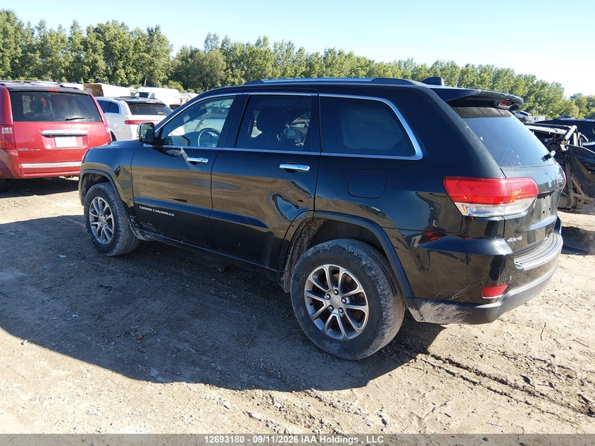 Vin: 1c4rjfbg0gc488859, lot: 3133657, jeep grand cherokee limited 20163