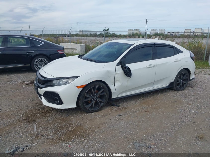 Vin: shhfk7h4xku301639, lot: 3133691, honda civic sport 20192