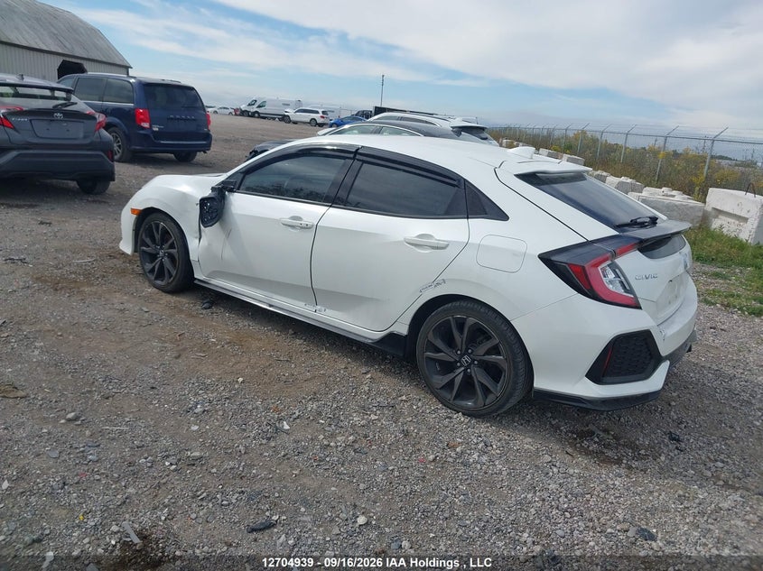 Vin: shhfk7h4xku301639, lot: 3133691, honda civic sport 20193