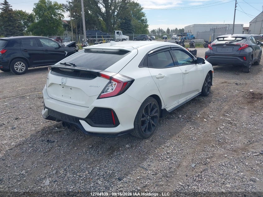 Vin: shhfk7h4xku301639, lot: 3133691, honda civic sport 20194