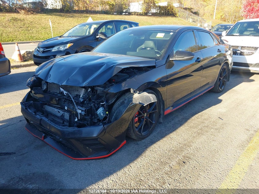 Vin: kmhlw4dk6su033039, lot: 3133733, hyundai elantra n 20252