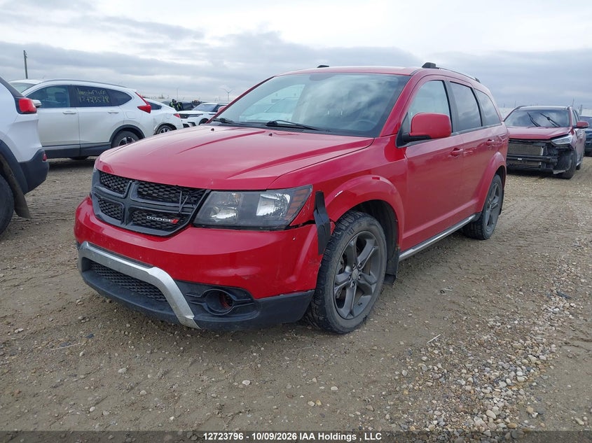 2015 Dodge Journey Crossroad, Front, IAAI, VIN 3C4PDDGG5FT566311 — photo 2