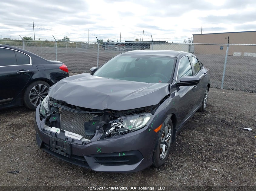 Vin: 2hgfc2f52jh016215, lot: 3133790, honda civic 20182