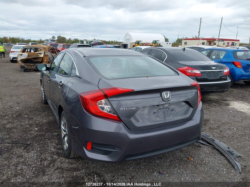 Vin: 2hgfc2f52jh016215, lot: 3133790, honda civic 20183
