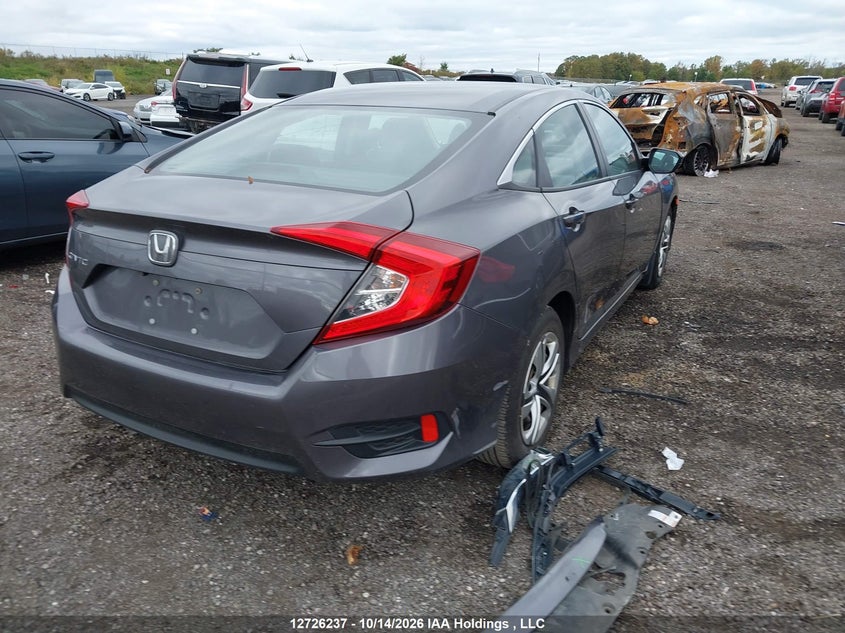 Vin: 2hgfc2f52jh016215, lot: 3133790, honda civic 20184