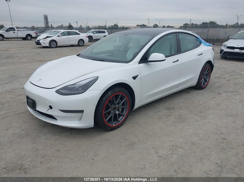 Vin: 5yj3e1ea3nf233658, lot: 3133858, tesla model 3 20222