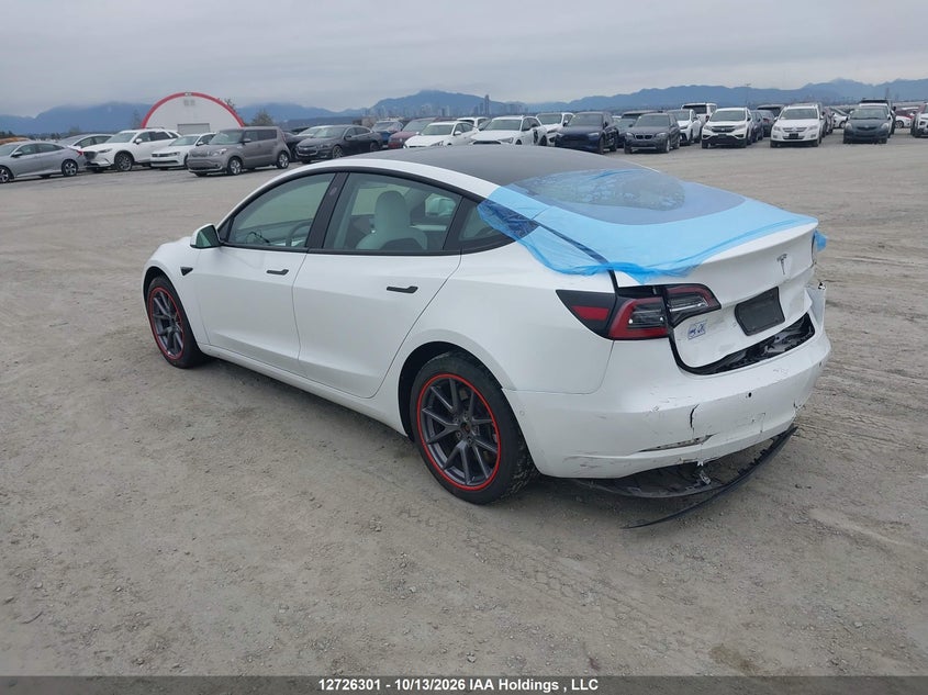 Vin: 5yj3e1ea3nf233658, lot: 3133858, tesla model 3 20223