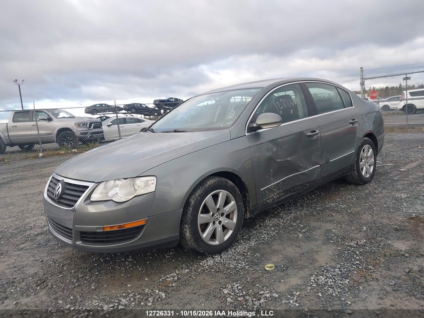 2007 Volkswagen Passat 2.0T/2.0T Base, Left Side, IAAI, VIN WVWAK93C17P082007 — photo 2