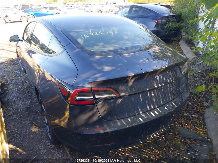 Vin: 5yj3e1eb7nf128677, lot: 3133895, tesla model 3 20223