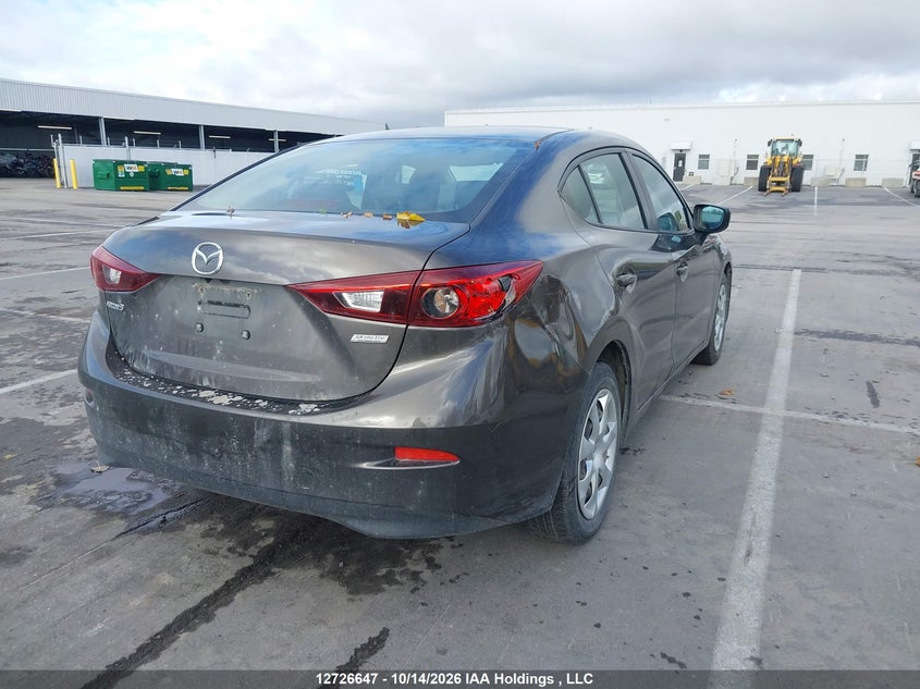 Vin: 3mzbm1u7xgm237688, lot: 3134215, mazda 3 sport 20164