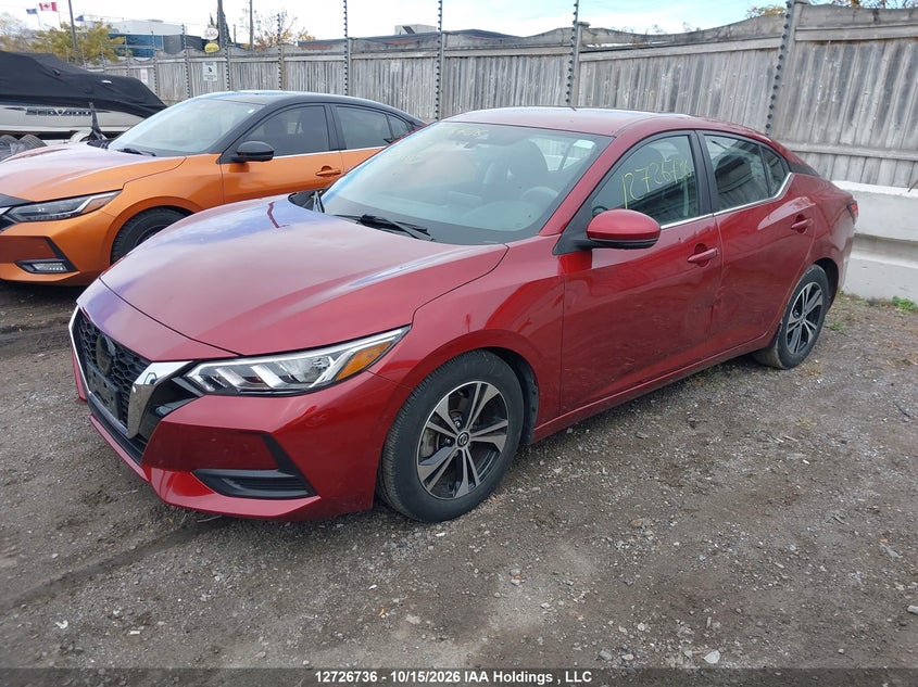 Vin: 3n1ab8cv2ly236943, lot: 3134307, nissan sentra sv 20202
