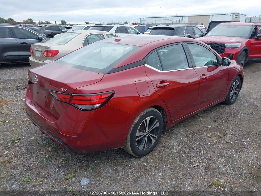 Vin: 3n1ab8cv2ly236943, lot: 3134307, nissan sentra sv 20204