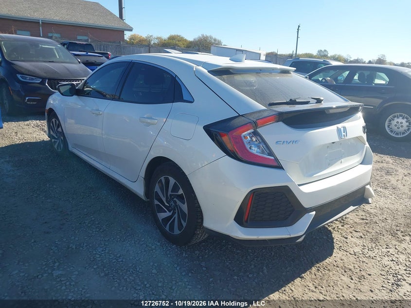Vin: shhfk7h35ku301362, lot: 3134323, honda civic lx 20193