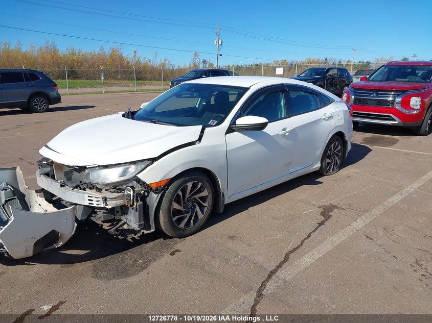 Vin: 2hgfc2f65jh033129, lot: 3134349, honda civic lx 20182