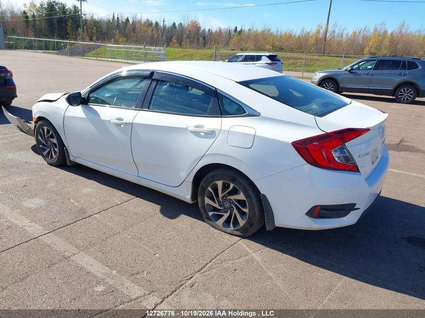 Vin: 2hgfc2f65jh033129, lot: 3134349, honda civic lx 20183