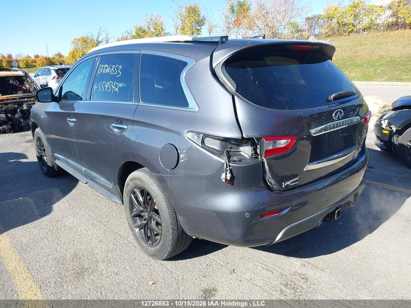 Vin: 5n1al0mm6ec554542, lot: 3134424, infiniti qx60 20143