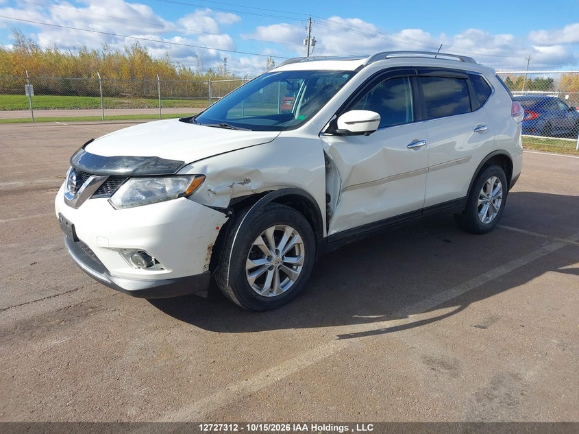 2016 Nissan Rogue S/Sl/Sv, Front, IAAI, VIN 5N1AT2MV8GC774997 — photo 2