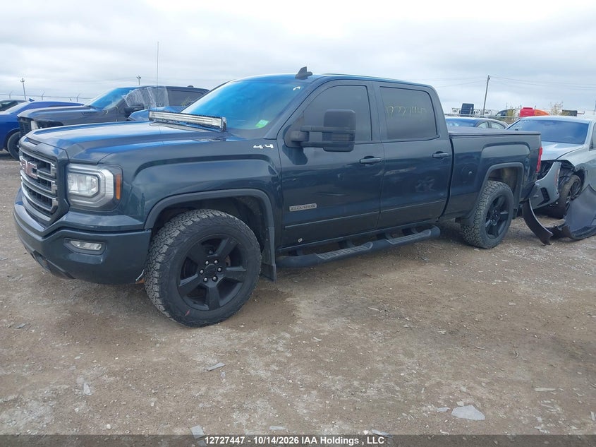 2017 GMC Sierra 1500 Sle, Удар спереди, IAAI, VIN 3GTU2MEC4HG327451 — фото 2