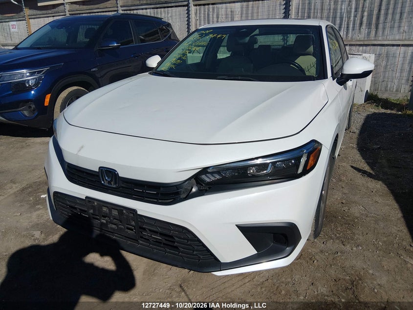 Vin: 2hgfe2f34nh126164, lot: 3135026, honda civic ex 20222