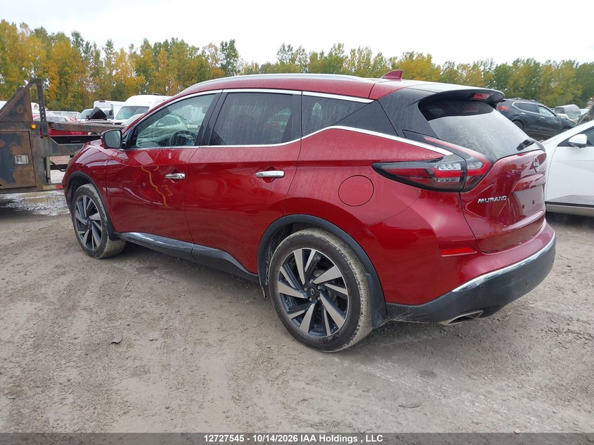 Vin: 5n1az2cs2pc124018, lot: 3135122, nissan murano sl 20233