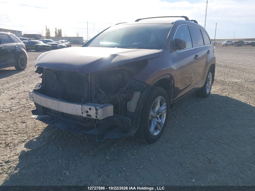 Vin: 5tddkrfh3gs307313, lot: 3135186, toyota highlander limited 20162