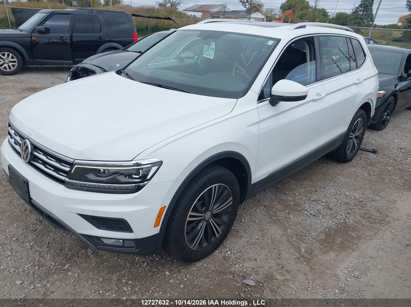 Vin: 3vv4b7ax3km157202, lot: 3135242, volkswagen tiguan highline 20192