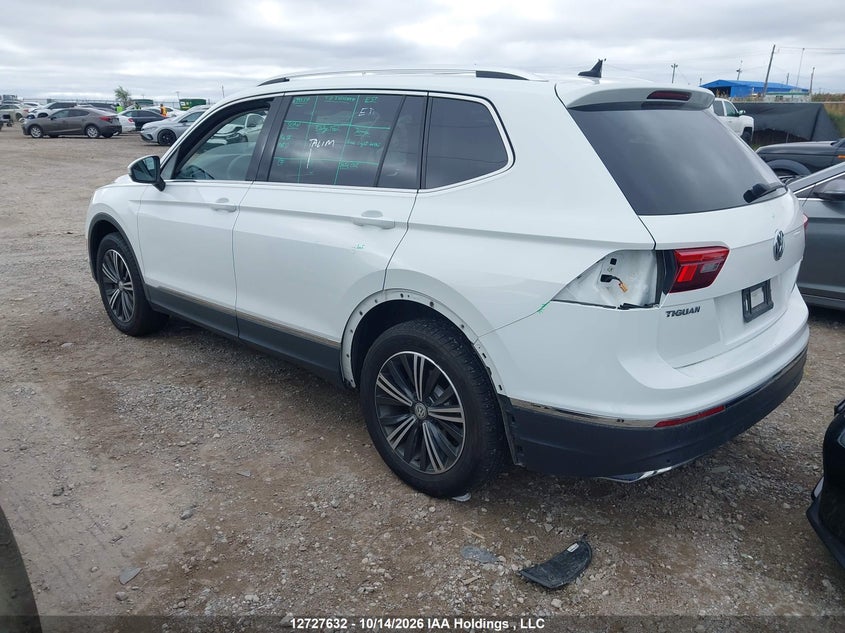 Vin: 3vv4b7ax3km157202, lot: 3135242, volkswagen tiguan highline 20193