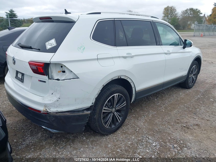 Vin: 3vv4b7ax3km157202, lot: 3135242, volkswagen tiguan highline 20194