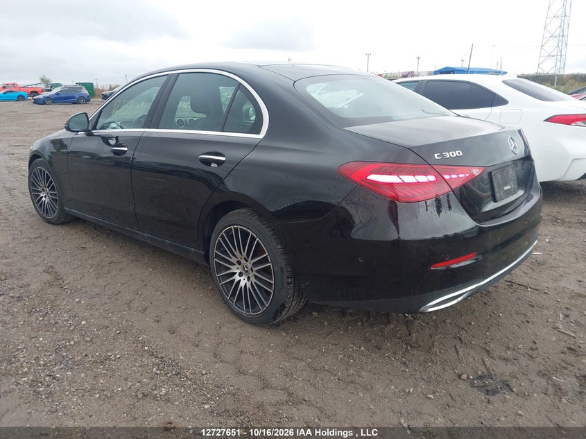 Vin: w1kaf4hb0rr201248, lot: 3135261, mercedes-benz c 300 4matic 20243