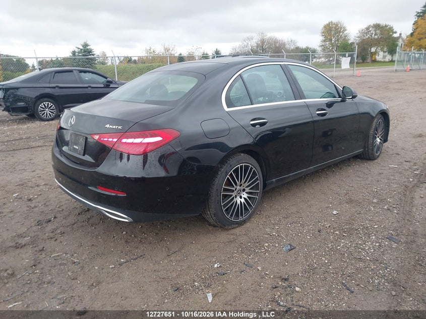 Vin: w1kaf4hb0rr201248, lot: 3135261, mercedes-benz c 300 4matic 20244