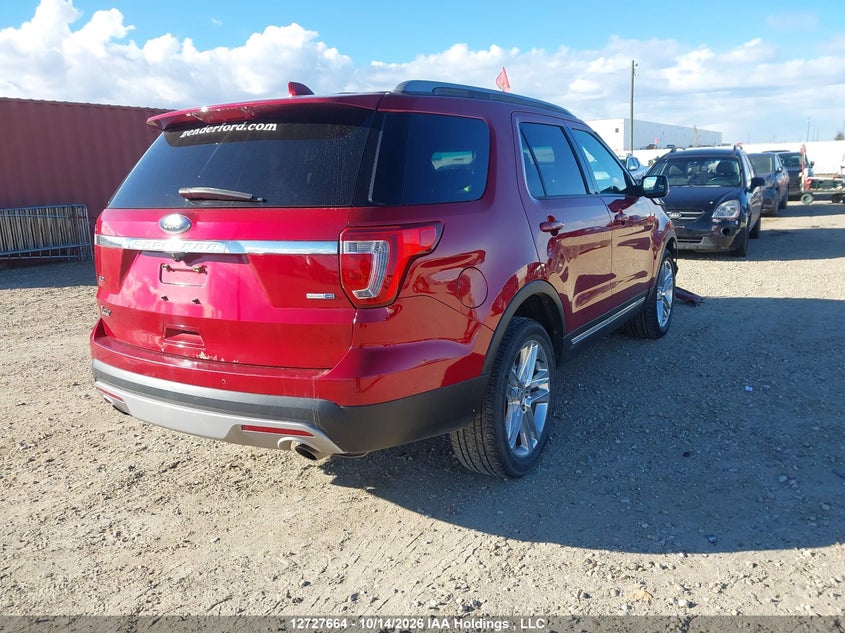 Vin: 1fm5k8d83gga80387, lot: 3135274, ford explorer xlt 20164