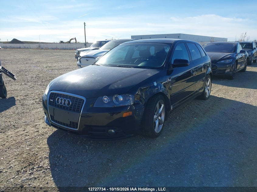 2007 Audi A3 S-Line 3.2 Quattro, Front, IAAI, VIN WAUKD98PX7A166840 — photo 2