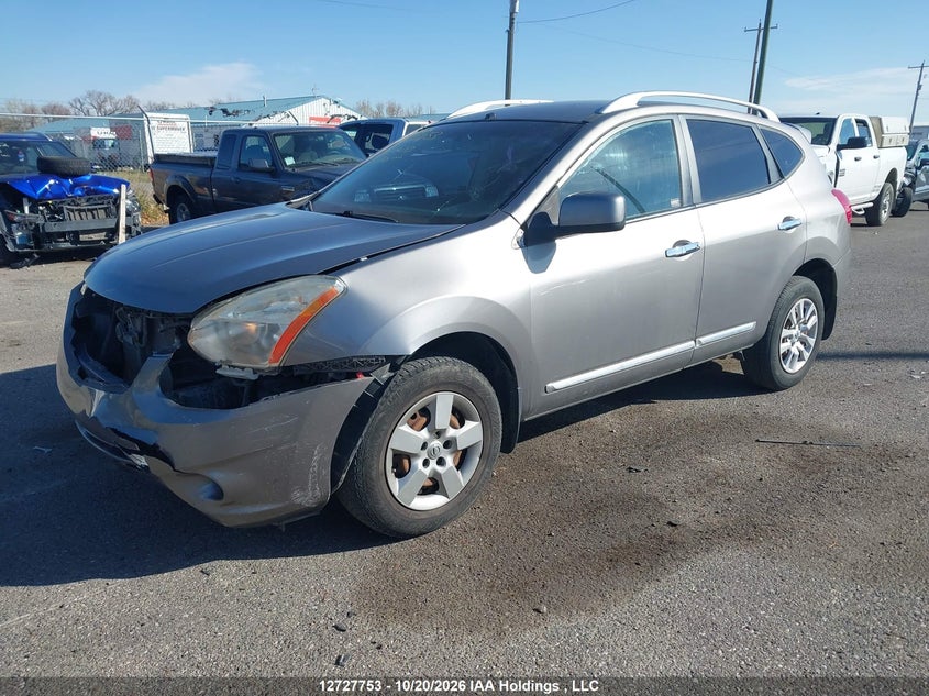 2013 Nissan Rogue S/Sv, Удар спереди, IAAI, VIN JN8AS5MVXDW135270 — фото 2