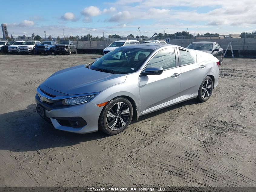 Vin: 2hgfc1f99hh109482, lot: 3135380, honda civic touring 20172