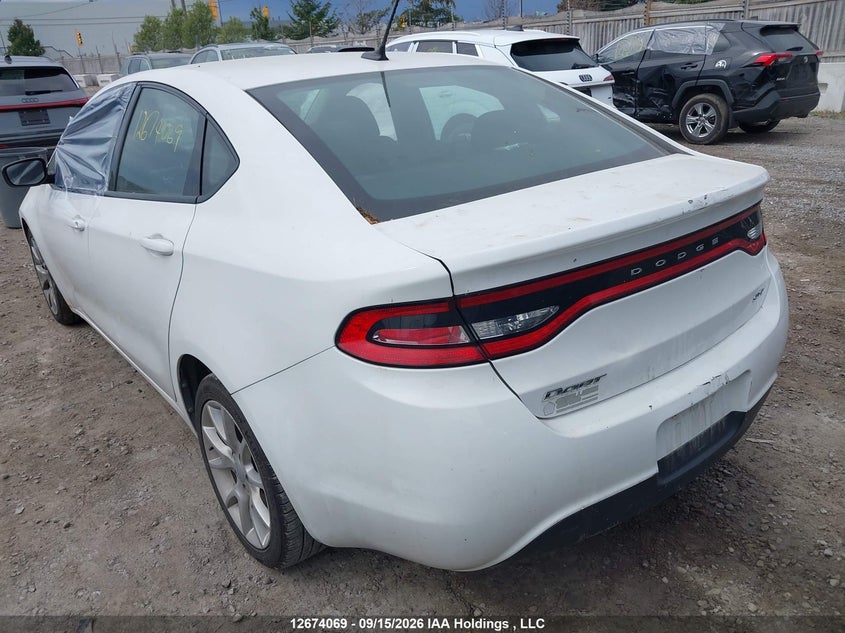 Vin: 1c3cdfba8dd211251, lot: 3135419, dodge dart sxt 20133