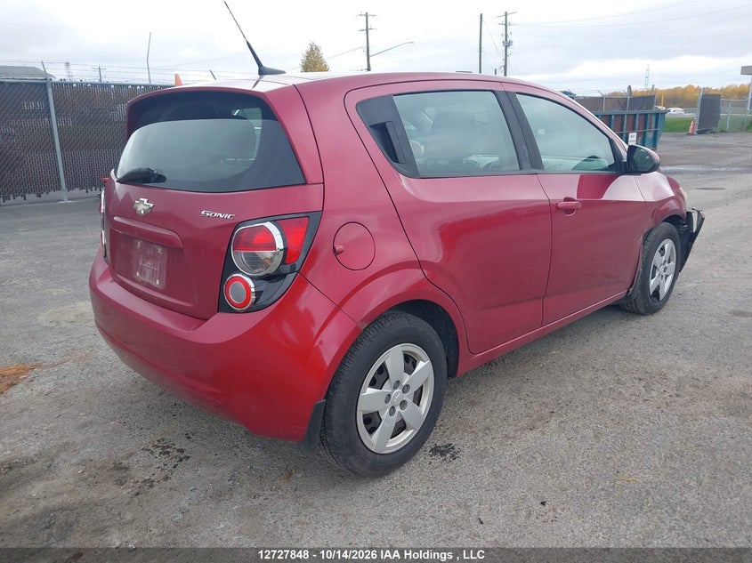 Vin: 1g1ja6eh0d4224735, lot: 3135465, chevrolet sonic ls auto 20134