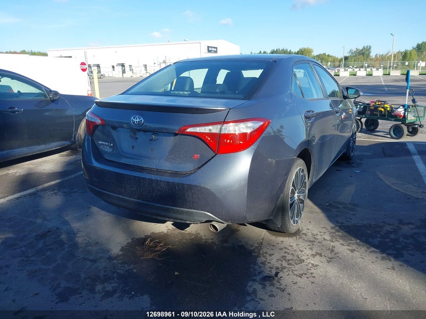 Vin: 2t1burhe8ec036890, lot: 3135506, toyota corolla s 20144