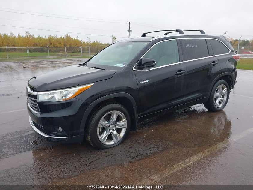 2014 Toyota Highlander Hybrid Limited, Rear, IAAI, VIN 5TDDCRFH2ES005019 — photo 2