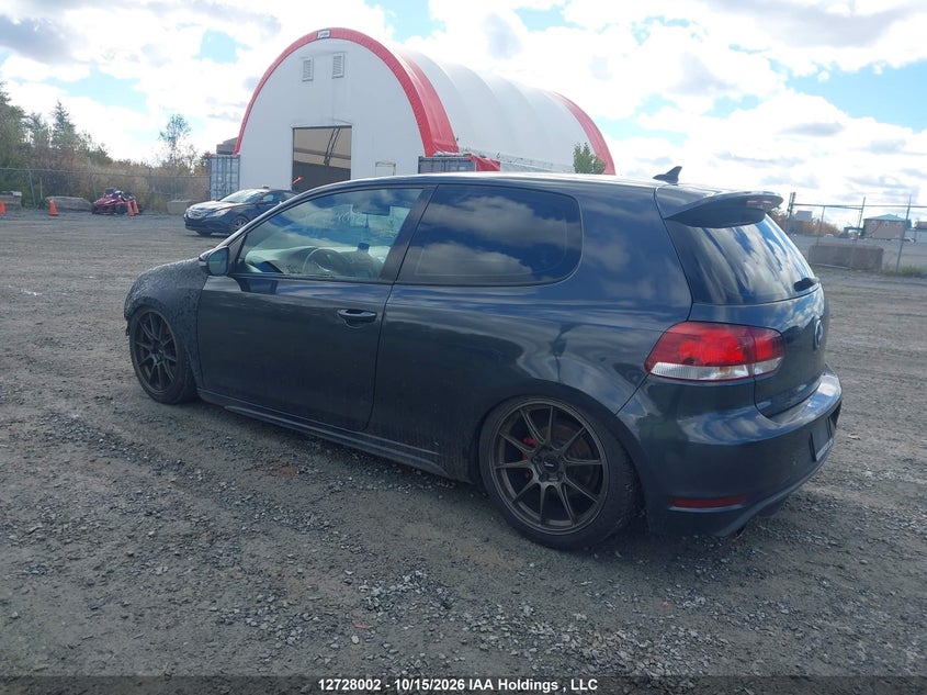 Vin: wvwev7aj2cw168604, lot: 3135665, volkswagen golf gti 3-door 20123