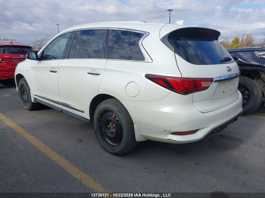 Vin: 5n1dl0mm8hc516246, lot: 3135784, infiniti qx60 20173