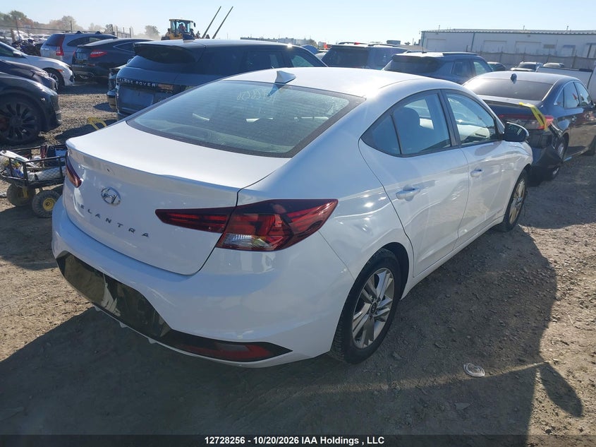 Vin: kmhd84lf6lu975709, lot: 3135924, hyundai elantra sel/value/limited 20204