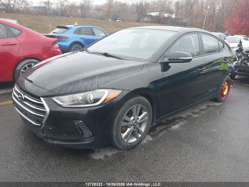 Vin: kmhd84lf8ju569864, lot: 3135994, hyundai elantra gl 20182