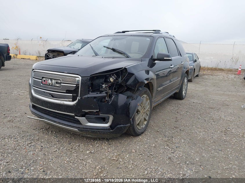 2014 GMC Acadia Denali, Удар спереди, IAAI, VIN 1GKKVTKD6EJ229980 — фото 2